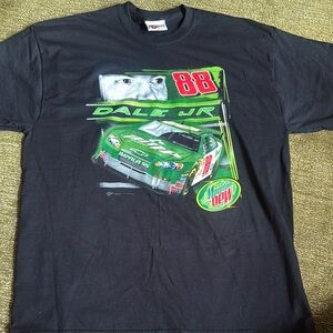 Dale JR Black Graphic T-Shirt